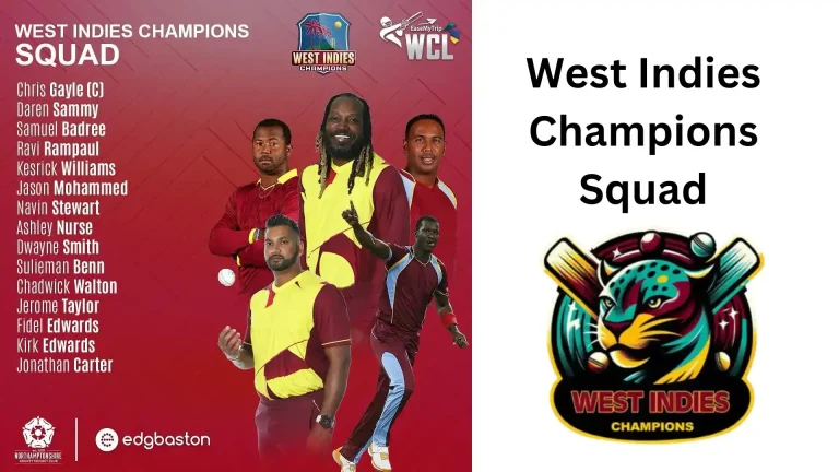 West Indies Champions Squad for World Championship of Legends 2024