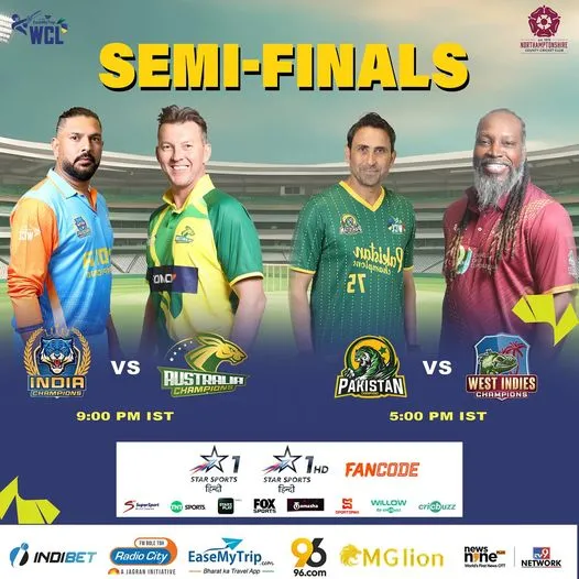 Semifinals Schedule Confirmed