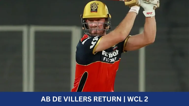 AB DE VILLERS RETURN